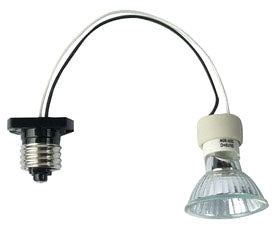 Elco Lighting PSA29 GU10 Socket w/Screw In Adapter w/Lamp
