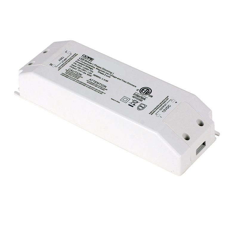 Core Lighting PSDT-120W-12V-JB TRIAC Dimmable Driver with Junction Box 120W - 100-130V