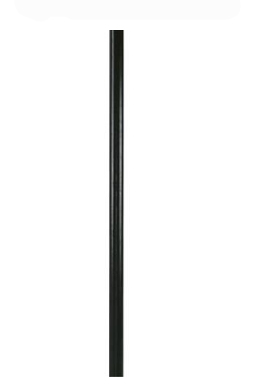 Dabmar Lighting PT-W Steel 7' Direct Burial Pole 3" O.D. White Finish