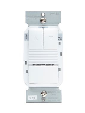 Wattstopper PW-311-I Wall Switch Sensor - Pir - Multi-mode - 0-10v Dimming - 120-277v - lvory Finish