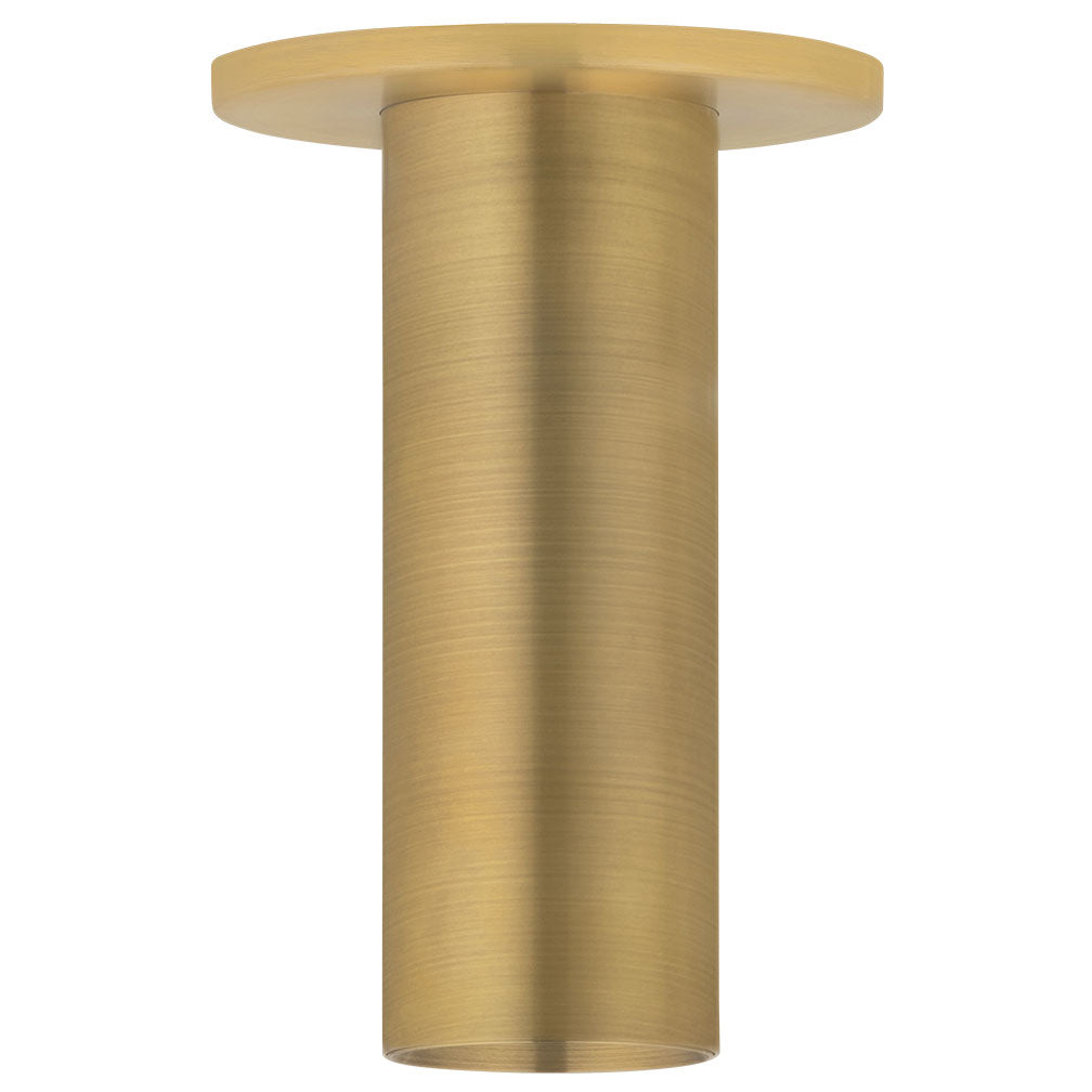 CSL Lighting LX2FM-15-27-50-PBR-S 2.5" Luxe Ceiling Light - 17W - Select CCT - Patina Brass