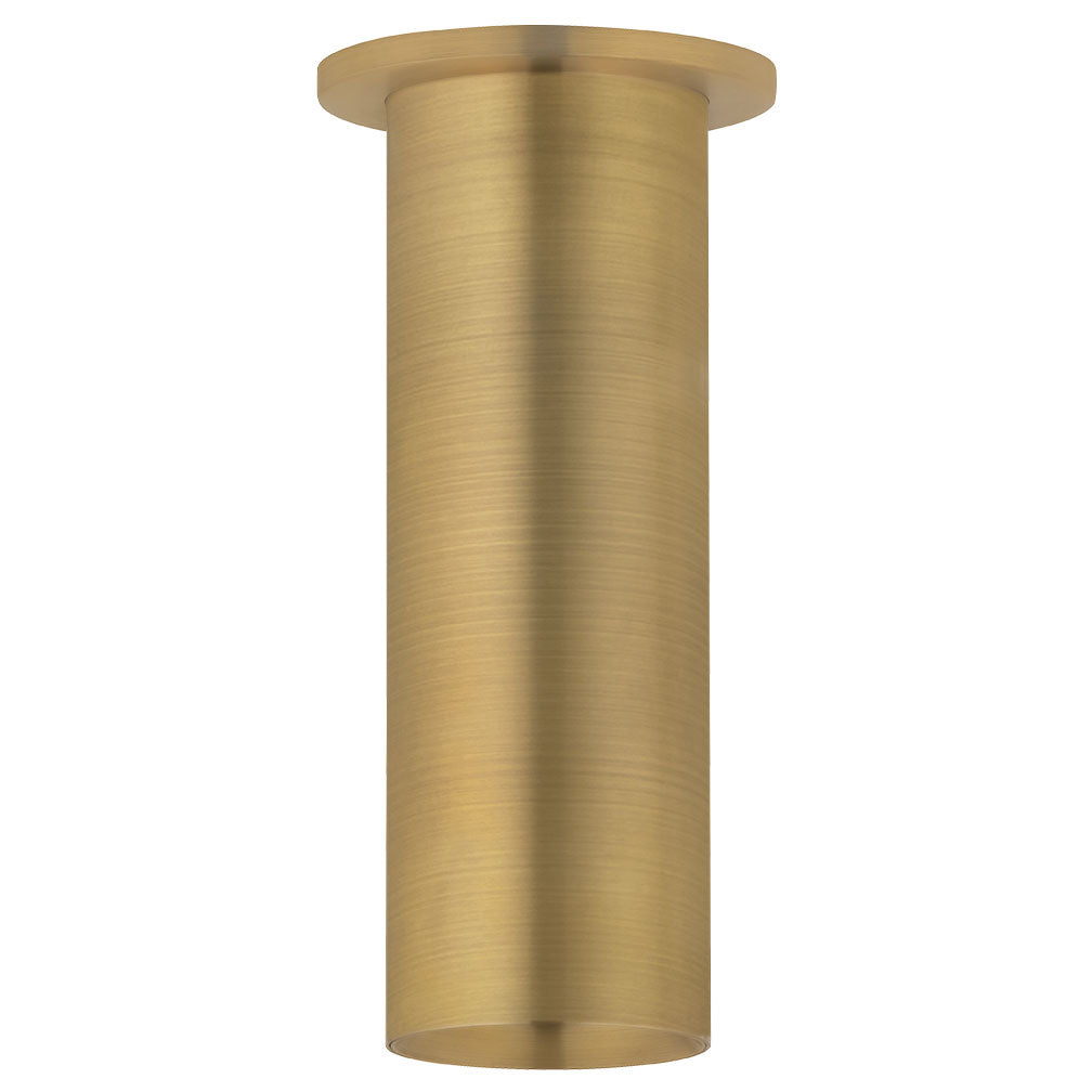 CSL Lighting LX3FM-25-27-50-PBR-S 3.5" Luxe Ceiling Light- 17W - Select CCT - Patina Brass