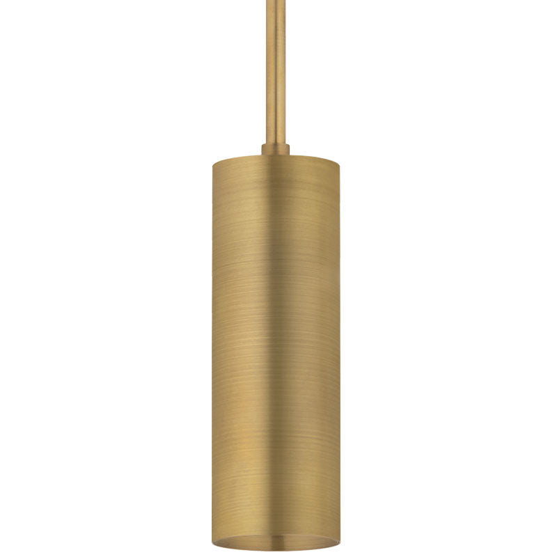 CSL Lighting LX3ST-25-27-50-PBR-S 3.5" Luxe Pendant - 17W - Select CCT - Patina Brass