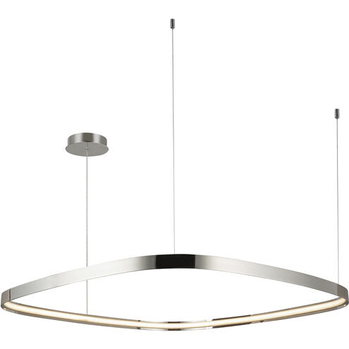 Kuzco Lighting PD78040-PN Yukon LED 39.25 inch Polished Nickel Pendant Ceiling Light