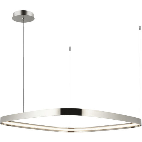 Kuzco Lighting PD78031-PN Yukon LED 31.5 inch Polished Nickel Pendant Ceiling Light