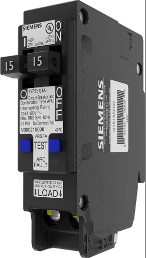 Siemens Q1515AFCN 15-Amp 2-Pole Tandem AFCI Combination Circuit Breaker