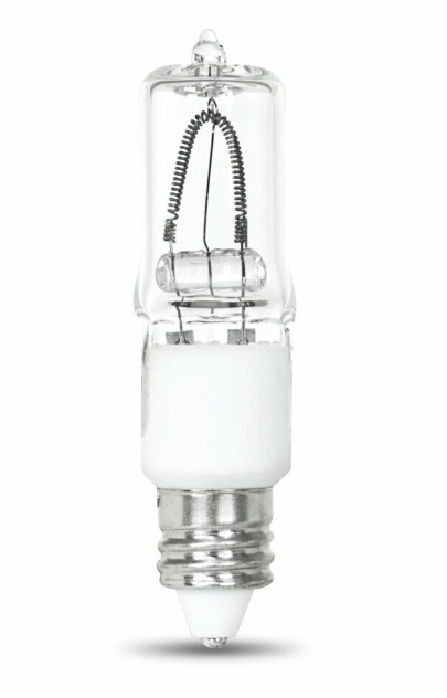 Feit Electric Q75/CL/MC Halogen Light Bulb, 75 Watts, 120 Volt Pack 1
