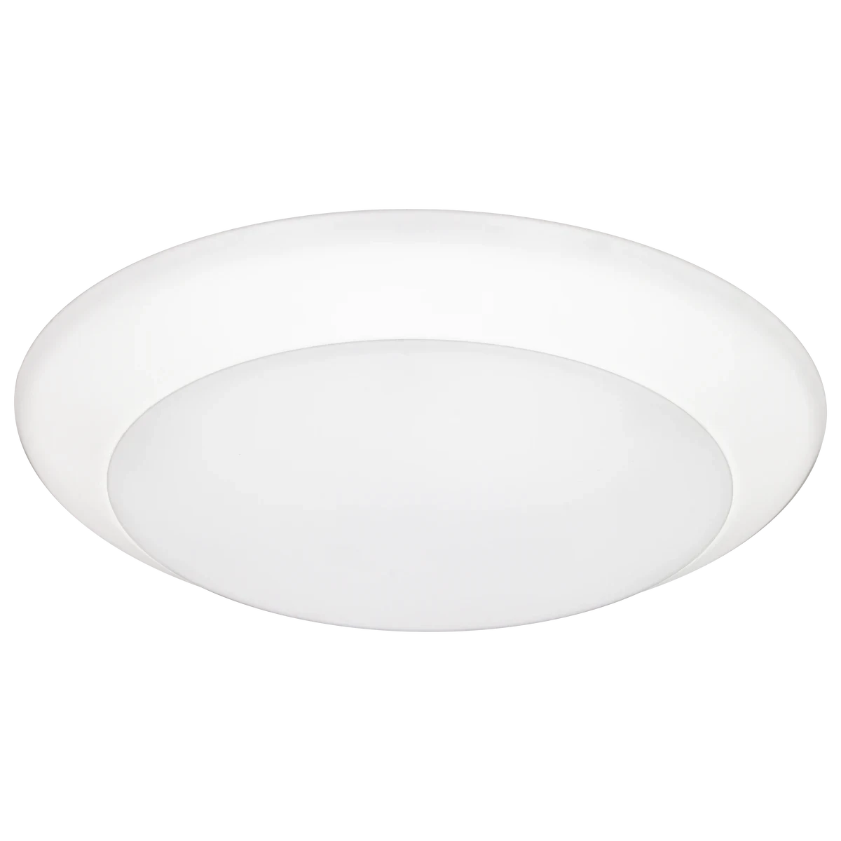 American Lighting QD6-30-WH Quick Disc 6 LED Fixture – 3000K Warm White, 15W, 1050LM, 120° Beam, TRIAC/ELV Dimmable, White