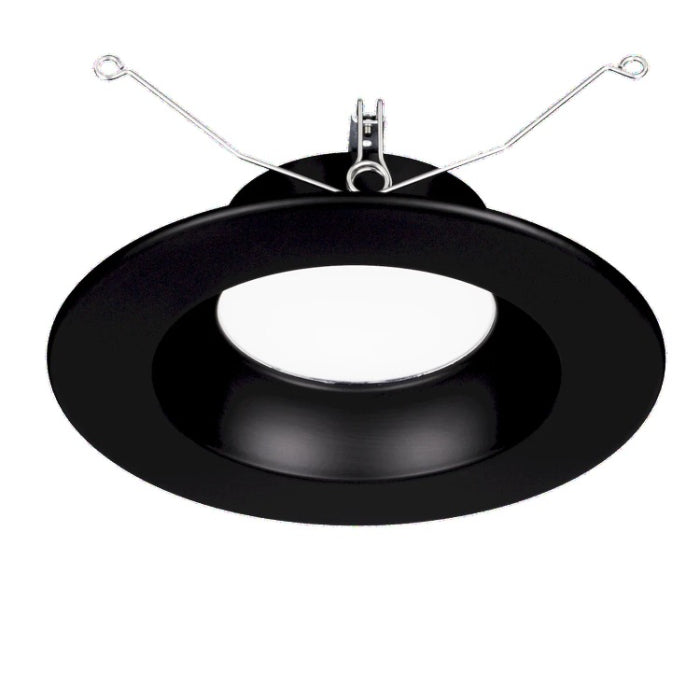 American Lighting AVD56-5CCT-BK Smooth Retrofit 5-6" LED Downlight, Wattage 15W, Multi-Color Temperature, Voltage 120V, Black Finish