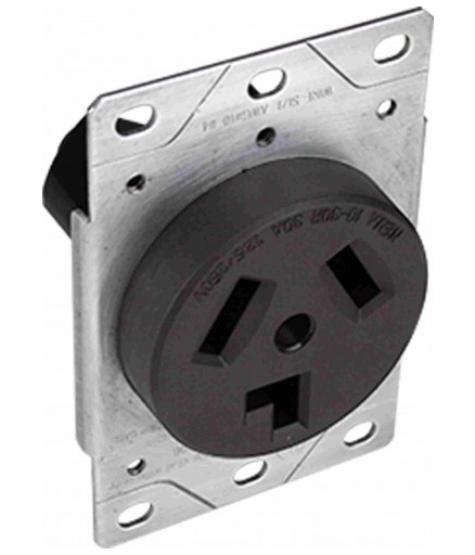 Orbit R30-3 30A 3-Pole 3-Wire Dryer Receptacle NEMA 10-30R Orbit R30-3 30A 3-Pole 3-Wire Dryer Receptacle NEMA 10-30R