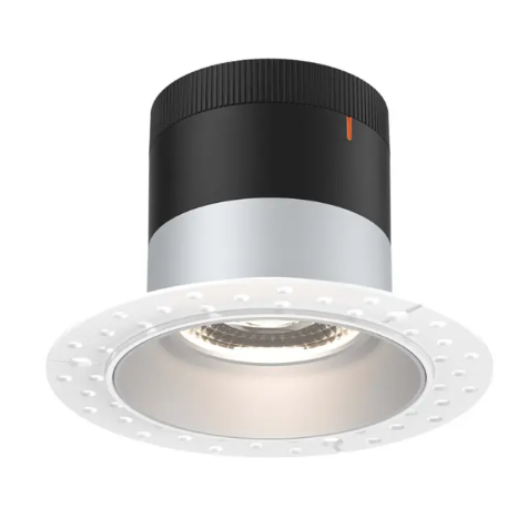 Dals Lighting RC03-CC-20-RGAZ-TL Versa 3" LED Recessed Downlight - 8 | 10 | 12W - CCT Selectable - 1,000 Lumens - 20° Beam Angle - 120-347V - Alzak Reflector / Trimless