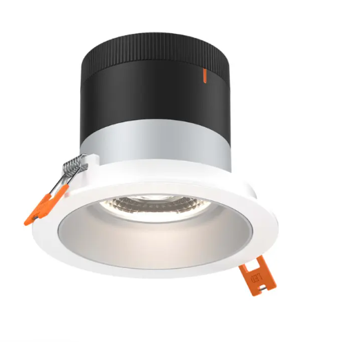 Dals Lighting RC03-CC-20-RGAZ-TWH Versa 3" LED Recessed Downlight - 8 | 10 | 12W - CCT Selectable - 1,000 Lumens - 20° Beam Angle - 120-347V - Alzak Reflector / White Trim