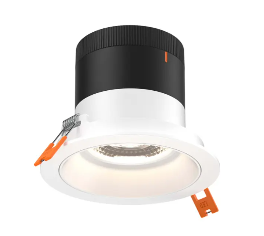 Dals Lighting RC03-CC-20-RGWH-TWH Versa 3" LED Recessed Downlight - 8 | 10 | 12W - CCT Selectable - 1,000 Lumens - 20° Beam Angle - 120-347V - White Reflector / White Trim