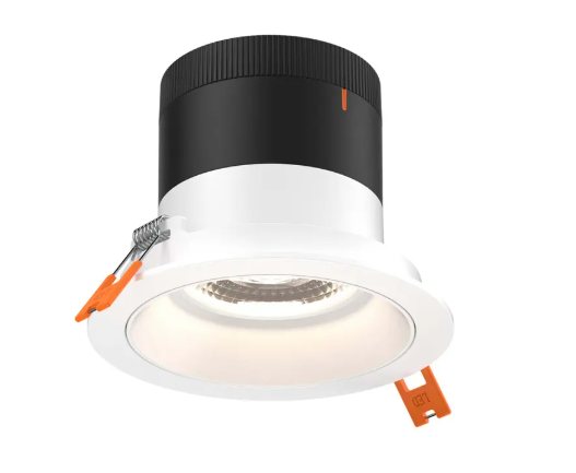 Dals Lighting RC04-CC-35-RGWH-TWH Versa 4" LED Modular Recessed Downlight, Selectable Wattage, Multi-Color Temperature, Lumens 2200 lm, 35° Beam Angle, Voltage 120-347V, White Reflector / White Trim