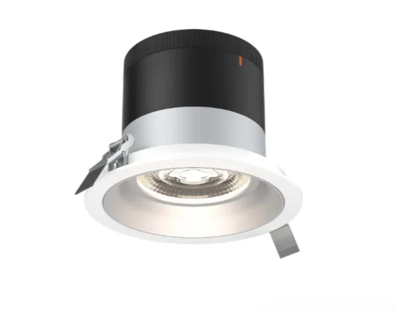 Dals Lighting RC06-CC-20-RGAZ-TWH Versa 6" LED Recessed Downlight, Selectable Wattage, Multi-Color Temperature, Lumens 3000 lm, 20° Beam Angle, Voltage 120-347V, Alzak Reflector / White Trim