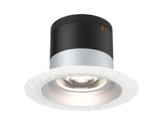 Dals Lighting RC06-CC-35-RGAZ-TL Versa 6" LED Recessed Downlight, Selectable Wattage, Multi-Color Temperature, Lumens 3000 lm, 35° Beam Angle, Voltage 120-347V, Alzak Reflector / Trimless