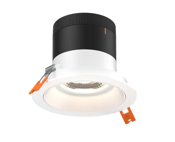 Dals Lighting RC06-CC-60-RGWH-TWH Versa 6" LED Recessed Downlight, Selectable Wattage, Multi-Color Temperature, Lumens 3,000 lm, 60° Beam Angle, Voltage 120-347V, White Reflector / White Trim