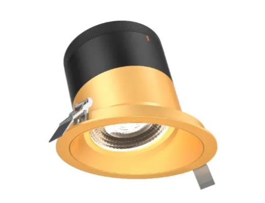 Dals Lighting RC06-CC-60-SLGD-TGD Versa 6" LED Sloped Recessed Downlight, Selectable Wattage, Multi-Color Temperature, Lumens 3,000 lm, 60° Beam Angle, Voltage 120-347V, Gold Reflector / Gold Trim