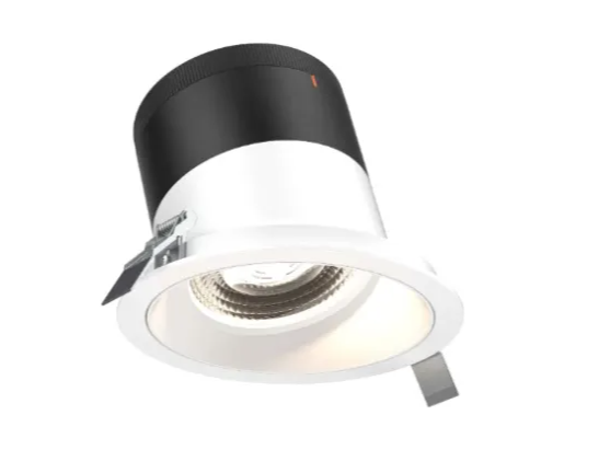 Dals Lighting RC06-CC-60-SLWH-TWH Versa 6" LED Sloped Recessed Downlight, Selectable Wattage, Multi-Color Temperature, Lumens 3,000 lm, 60° Beam Angle, Voltage 120-347V, White Reflector / White Trim