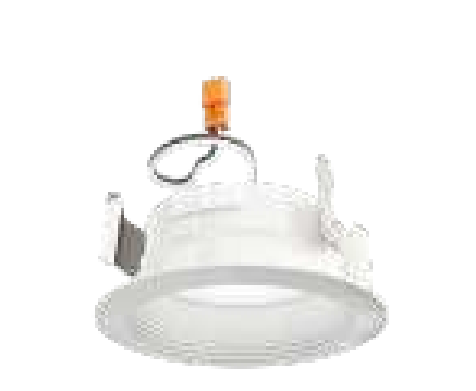 Westgate RDMF4-MCT5 Baffle Retrofit Metal Led Recessed Trim 5CCT , 10W , 750LM, 27K/30K/35K/40K/50K in White Finish