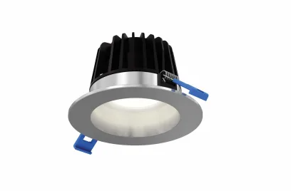 DALS Lighting RGR4-CC-V-SN RGR 4" Integrated LED Round Wafer Recessed Trim, Satin Nickel Finish