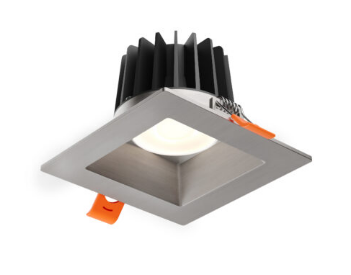 DALS Lighting RGR4SQ-CDW-SN 4 Inch square regressed downlight, CCT 2700/3000/3500/4000/5000K + DW 3000-2200k, Lumens 1180lm