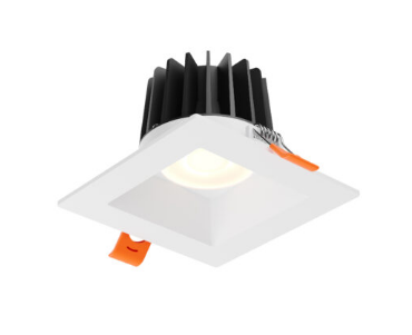 DALS Lighting RGR4SQ-CDW-WH 4 Inch square regressed downlight, CCT 2700/3000/3500/4000/5000K + DW 3000-2200k, Lumens 1180lm