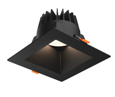 DALS Lighting RGR6SQ-CDW-BK 6 Inch Square Regressed Downlight, CCT 2700/3000/3500/4000/5000K + DW 3000-2200K, Lumens 1640lm