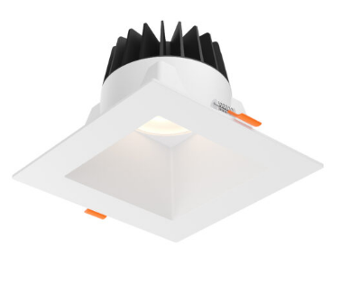 DALS Lighting RGR6SQ-CDW-WH 6 Inch Square Regressed Downlight, CCT 2700/3000/3500/4000/5000K + DW 3000-2200K, Lumens 1640lm