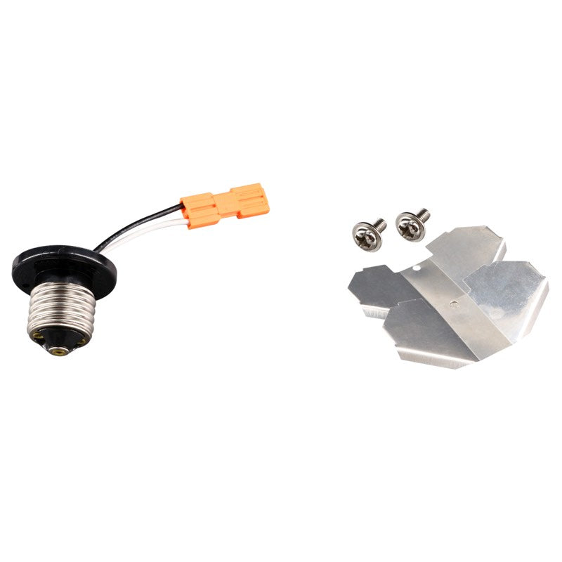 Lotus LED Lights RK-4M 4" J-Box Mount Kit or Retrofit LED Downlight, E26 Adapter & Butterfly Clips
