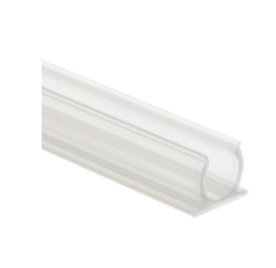 American Lighting RL-TRACK-4 48" Clear Plastic Mounting Track for 1/2" FlexBrite Rope Light
