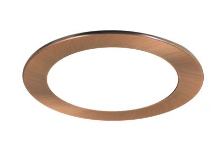 Elco Lighting RM4CP 4" Metal and Plastic Trim Rings, All Copper