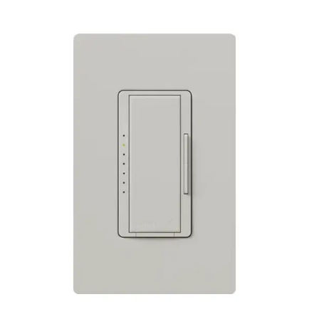 Lutron RRD-6ND-PD RadioRA 2 Maestro Neutral LED Dimmer - 600W Max - Palladium Finish