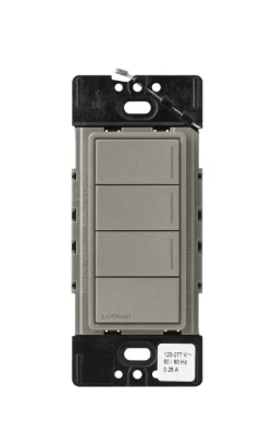 Lutron RRST-HN3RL-CS RadioRA 3 Sunnata RF Hybrid Keypad - 3 Button w/ Raise-Lower - Cobblestone Finish