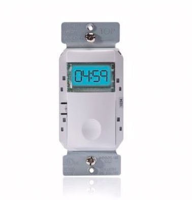 Wattstopper RT-100-W Programmable Count-Down Time Switch - White