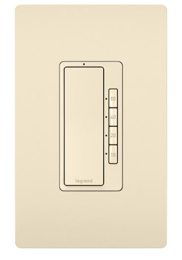 Wattstopper RT2LA Radiant 4-button Digital Timer, Light Almond Finish