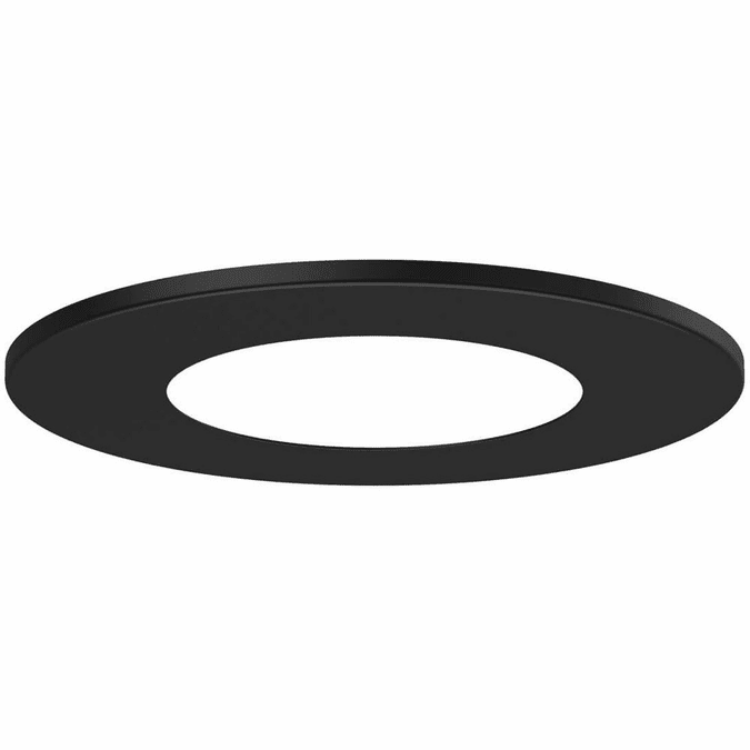DALS Lighting RTJB4-TRIM-BK Alter Series Contemporary Black Recessed Lighting Trim for RTJB4