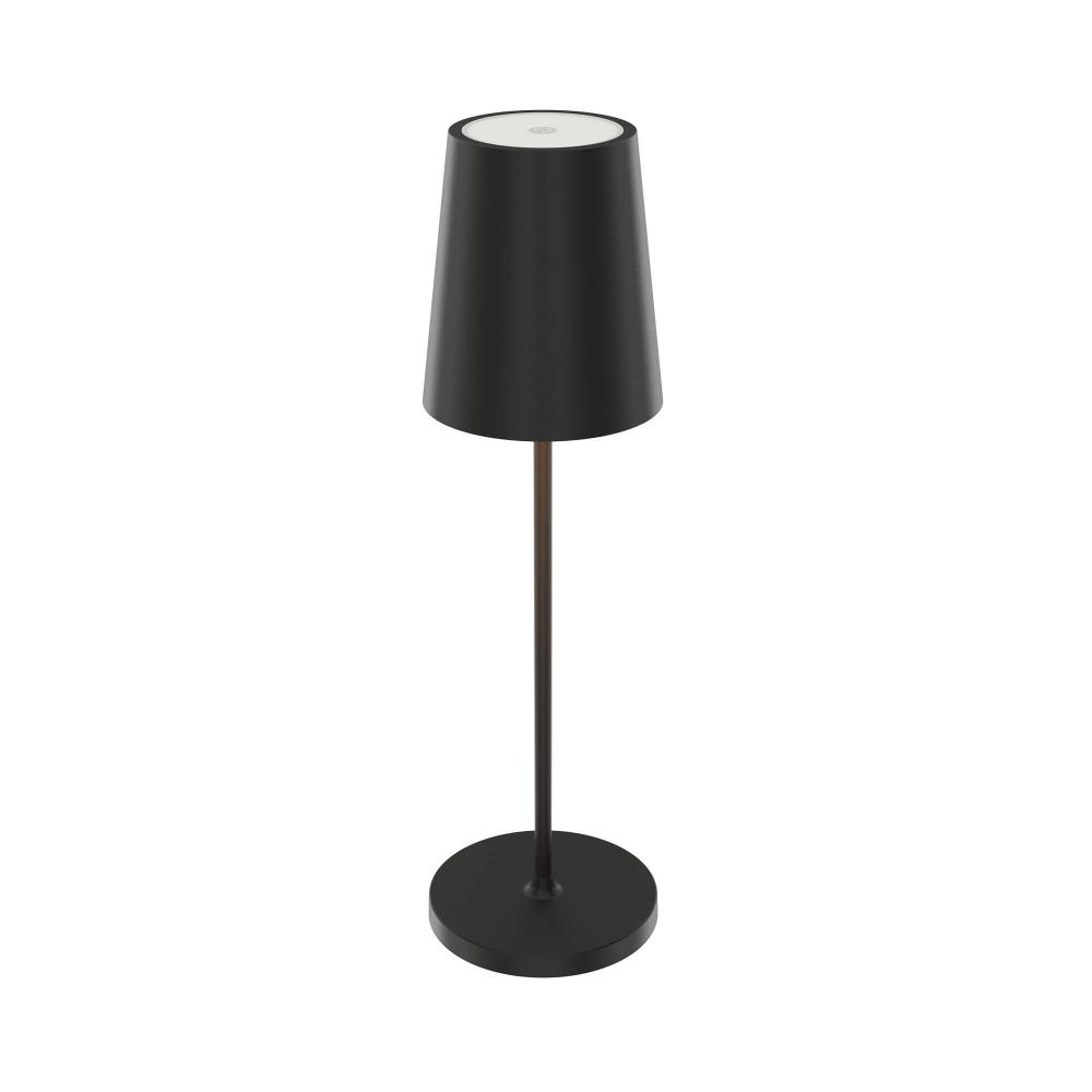 DALS Lighting RTL-3C-BK Rechargeable Table Lamp, 3CCT - Black Finish
