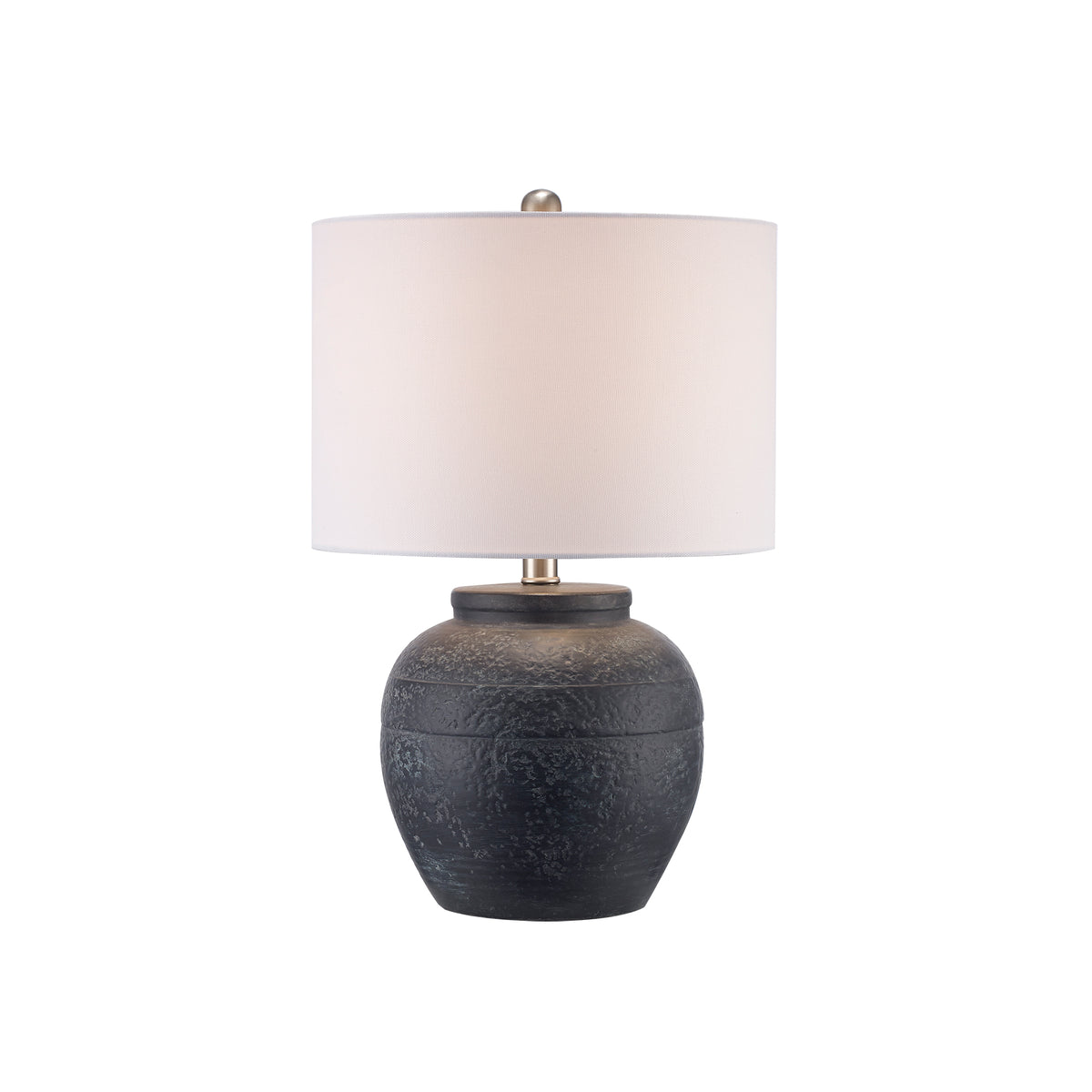 Trans Globe Lighting RTL-9222 BK Crestline black ceramic table lamp
