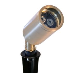 Focus Industries RXD08L22BRSBLT 3W MR16 LED Directional Landscape Light - Wattage: 3W - Lumens: 270lm - Color Temperature: 2700K - Finish: Black Texture