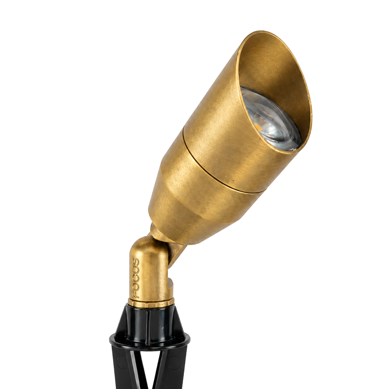 Focus Industries RXD01L24BAT RX Remedy Directional Bullet Light - Color Temperature: 3000K - Finish: Black Acid
