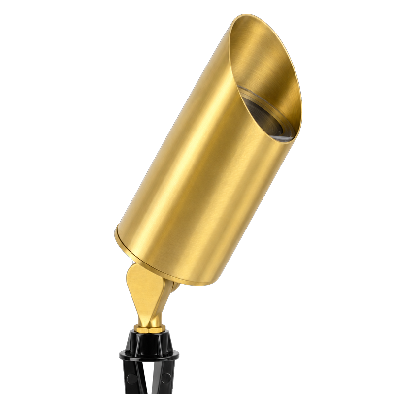 Focus Industries RXD05NLCOPBRT No Lamp Directional Bullet Landscape Light - No Lamp - Material: Copper - Finish: Bronze Texture