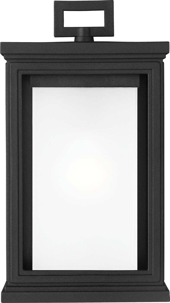 Generation Lighting Roscoe 1 Light 11.5 inch Textured Black Outdoor Wall Lantern