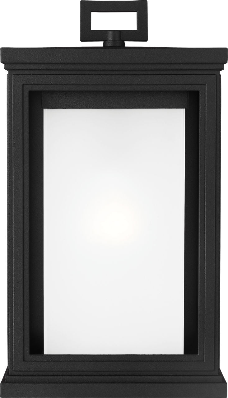Generation Lighting Roscoe 1 Light 13.5 inch Textured Black Wall Lantern