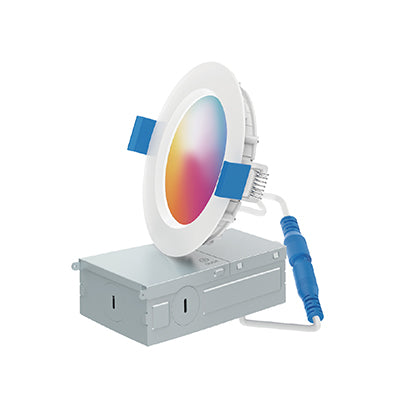 4" LED Slim RGB Round Smart Wi-Fi Downlight 5CCT Selectable
