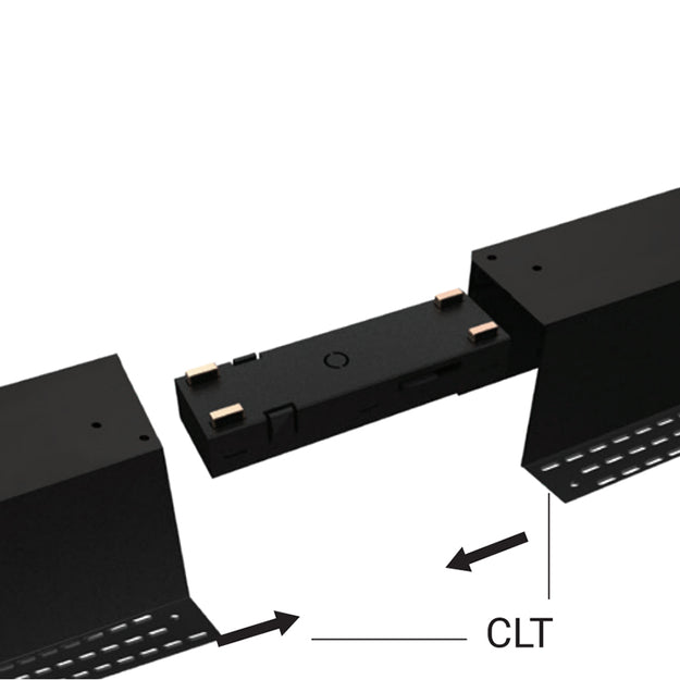 Eurofase Lighting 36443-017 Route Connecting Bracket for Trimless Recessed - Black