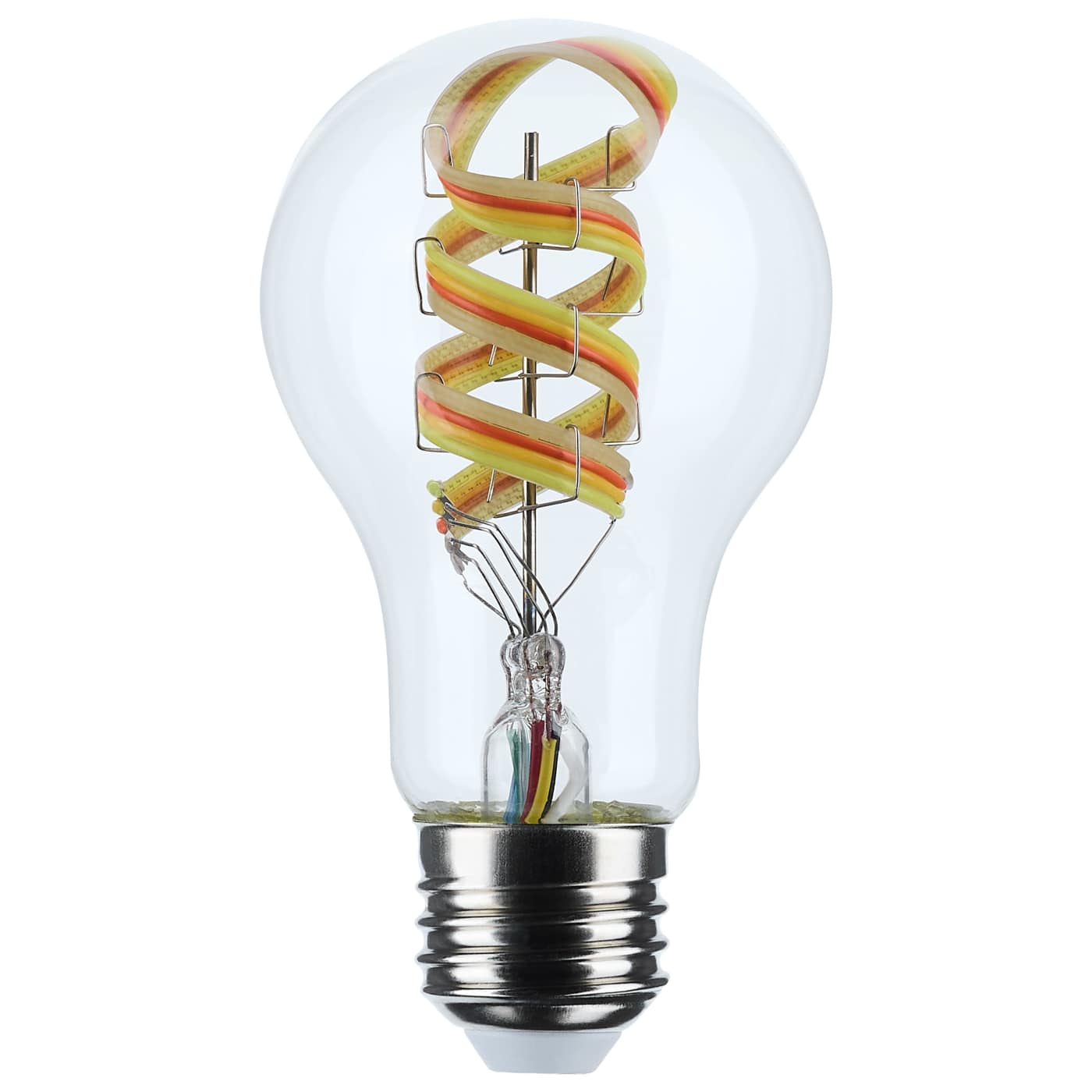Satco S11241 Starfish LED A19 E26 6.00 watt LED Filament - 5CCT (RGBTW) Selectable - Finish: Clear