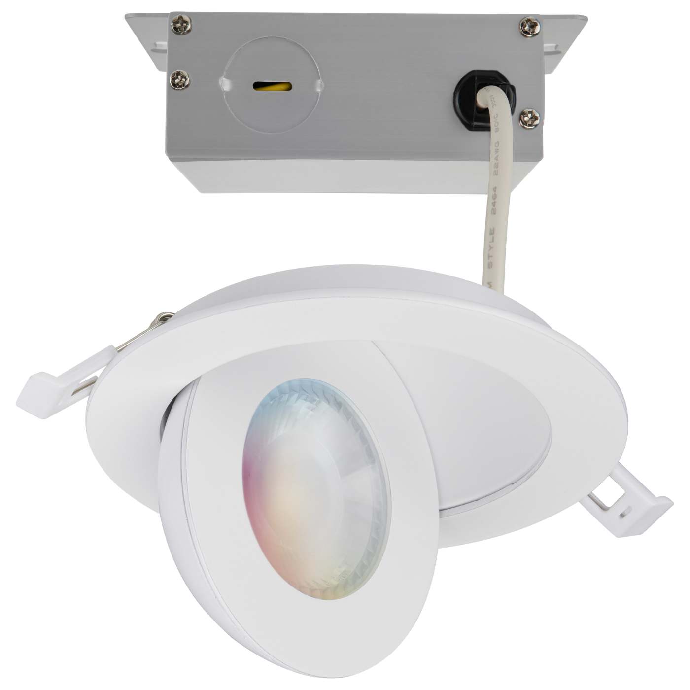 Satco S11293R1 Starfish Integrated LED Recessed Ceiling Light - Round - Remote Driver - CCT: Selectable - Finish: White