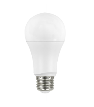 SATCO S11422 14 Watt A19 LED; 2700K; Dimmable; Medium base; 230 deg. Beam Angle; 4-pack Light Bulb