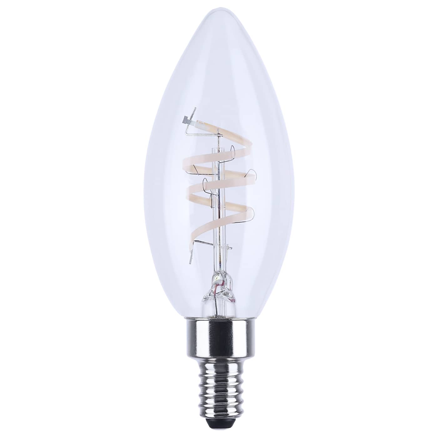 Satco S11533 Reminiscent 4W 3000K B11 LED Filament E12 Clear